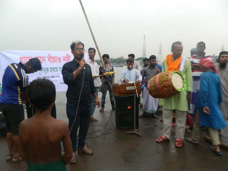 Campaign to Raise Awareness for Saving Buriganga River through Song – Day 6