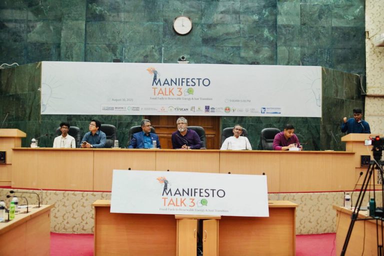 Manifesto Talk 3; Fossil Fuels to Renewable Energy and Just Transition