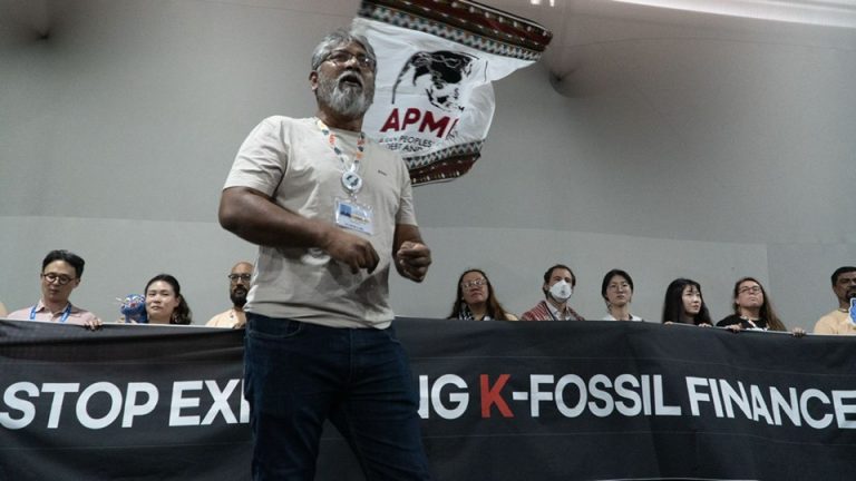 Stop Exporting K-Fossil” Protest at COP30