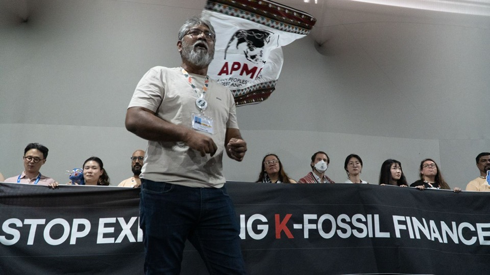 Stop Exporting K-Fossil” Protest at COP30